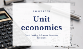 Escape room unit economics